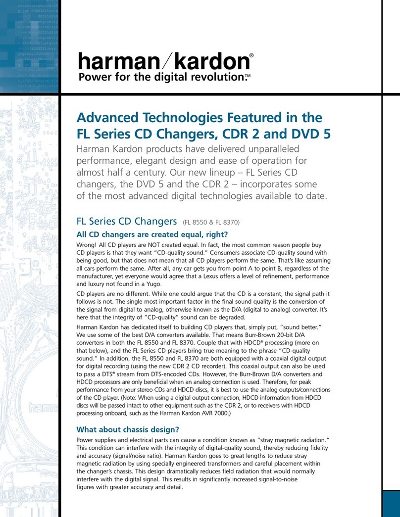 Harman Kardon CDR 2 brochure