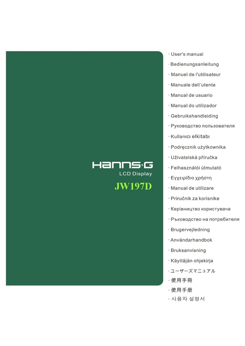 Hanns.G JW197DPB User manual Hanns.G JW197DPB User manual