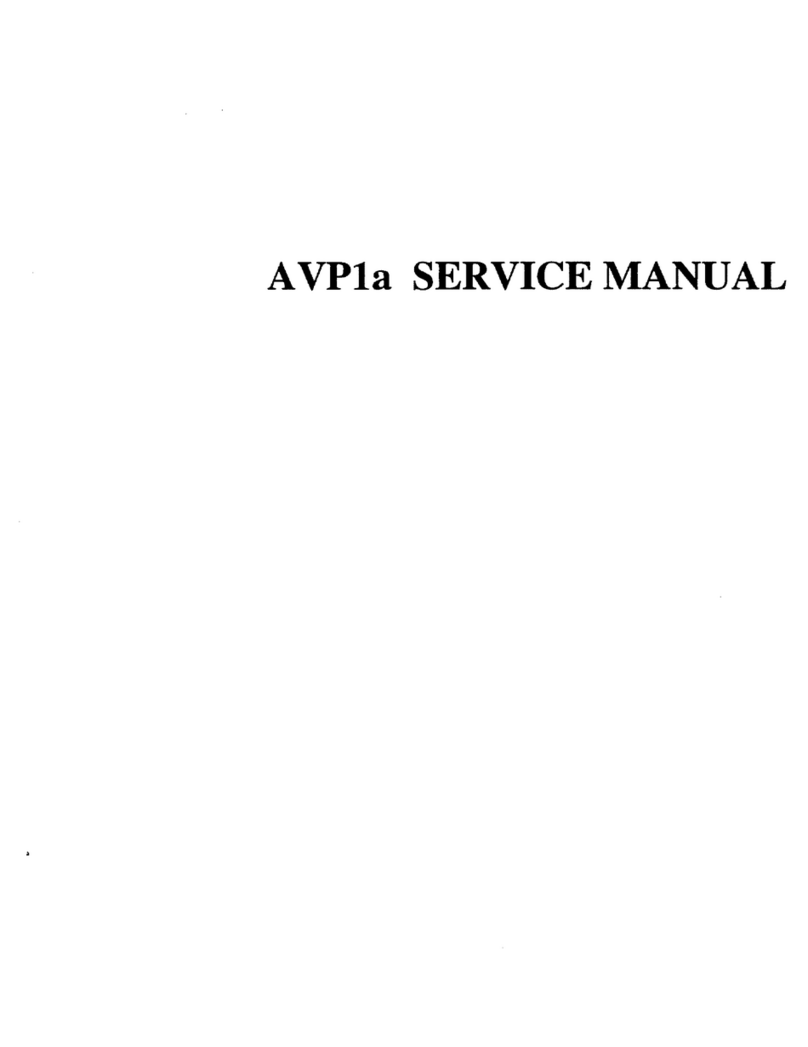 Harman Kardon AVP-1A User manual