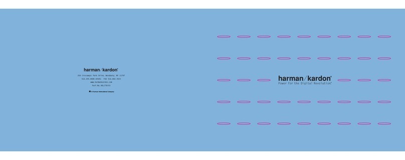 Harman Kardon AVR 330 User manual