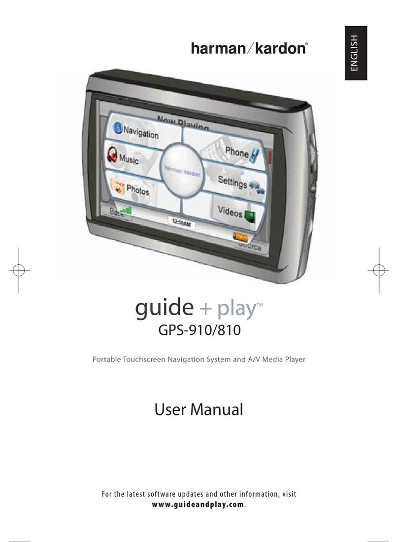 Harman Kardon guide+play GPS-810 user manual