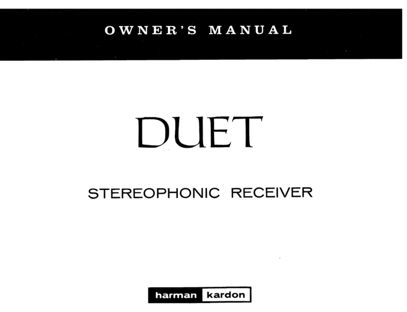 Harman Kardon DUET HK210 User manual