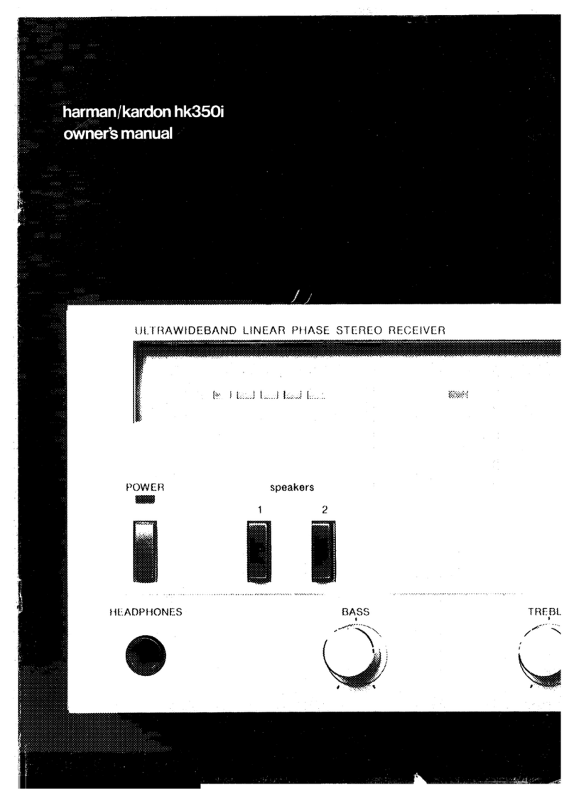 Harman Kardon HK350I owner's manual