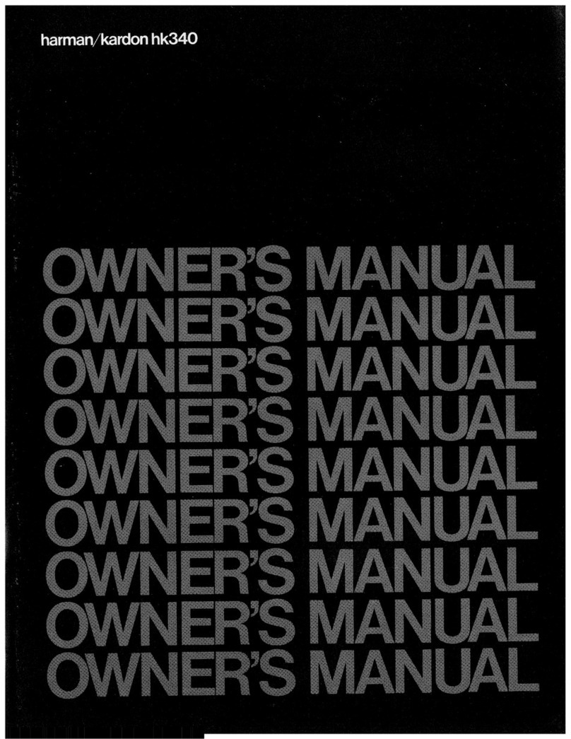 Harman Kardon HK340 User manual