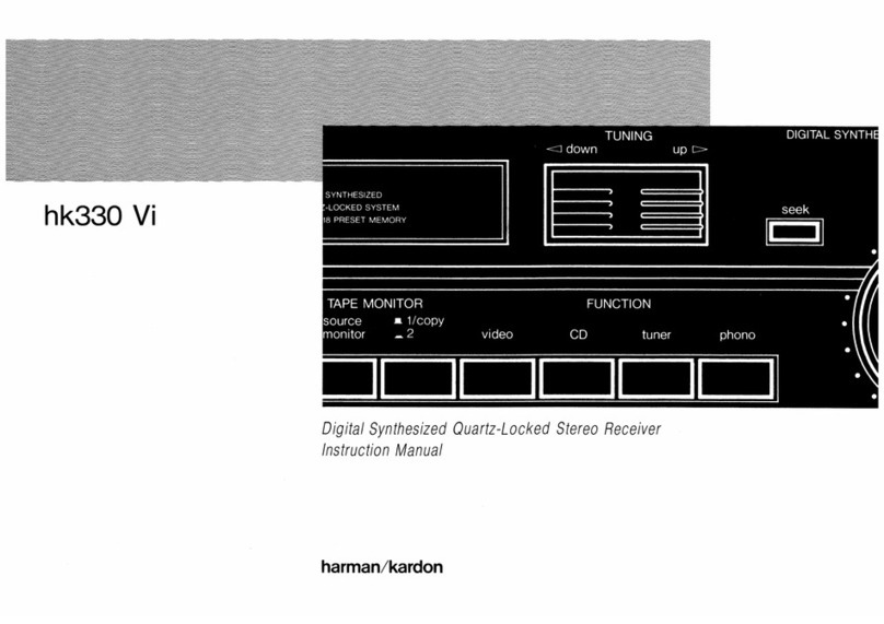 Harman Kardon hk330 Vi instruction manual