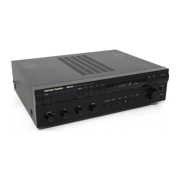Harman Kardon HK3300 Reference manual