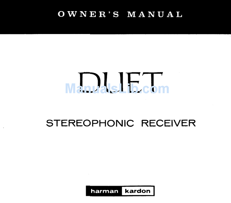 Harman Kardon DUET HK210 owner's manual