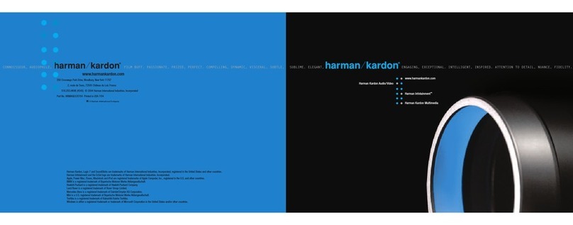 Harman Kardon AVR 340 User manual