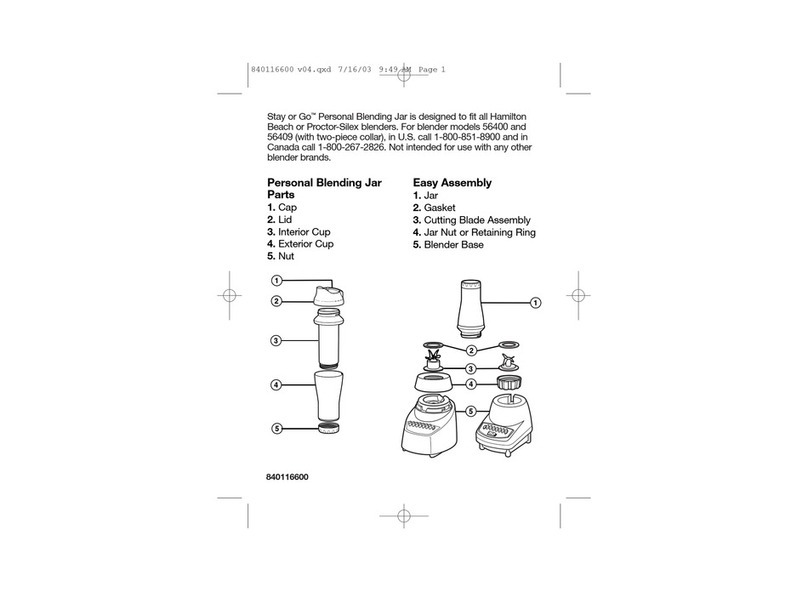 Hamilton Beach 56400 user guide
