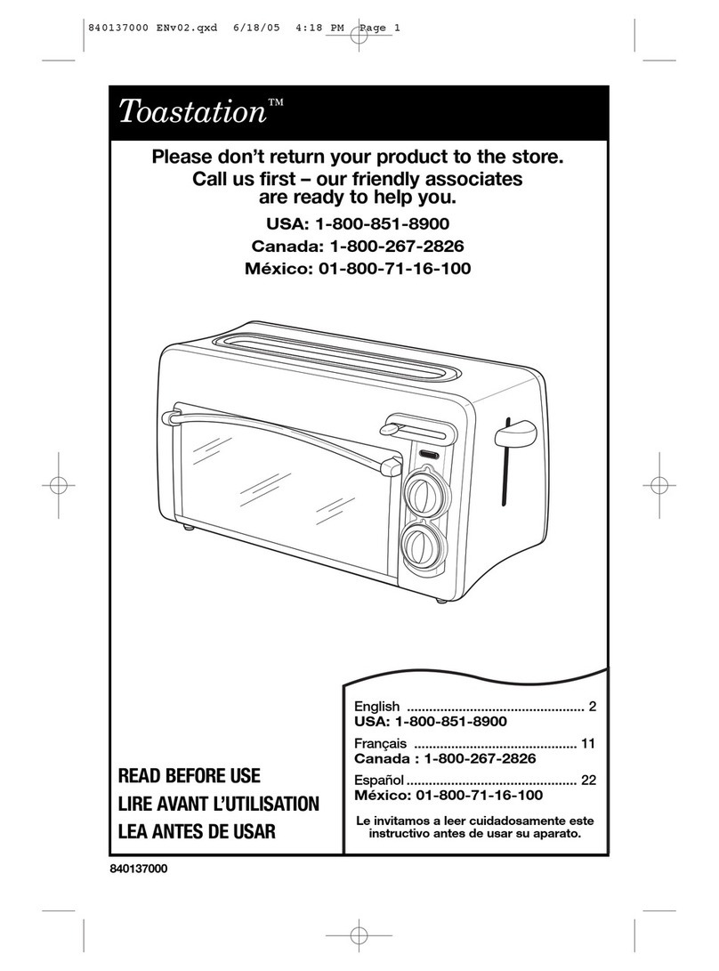 Hamilton Beach 22705 user guide