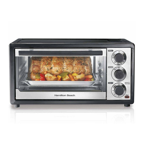 Hamilton Beach 31508 - 6 Slice Capacity Toaster Oven... user guide