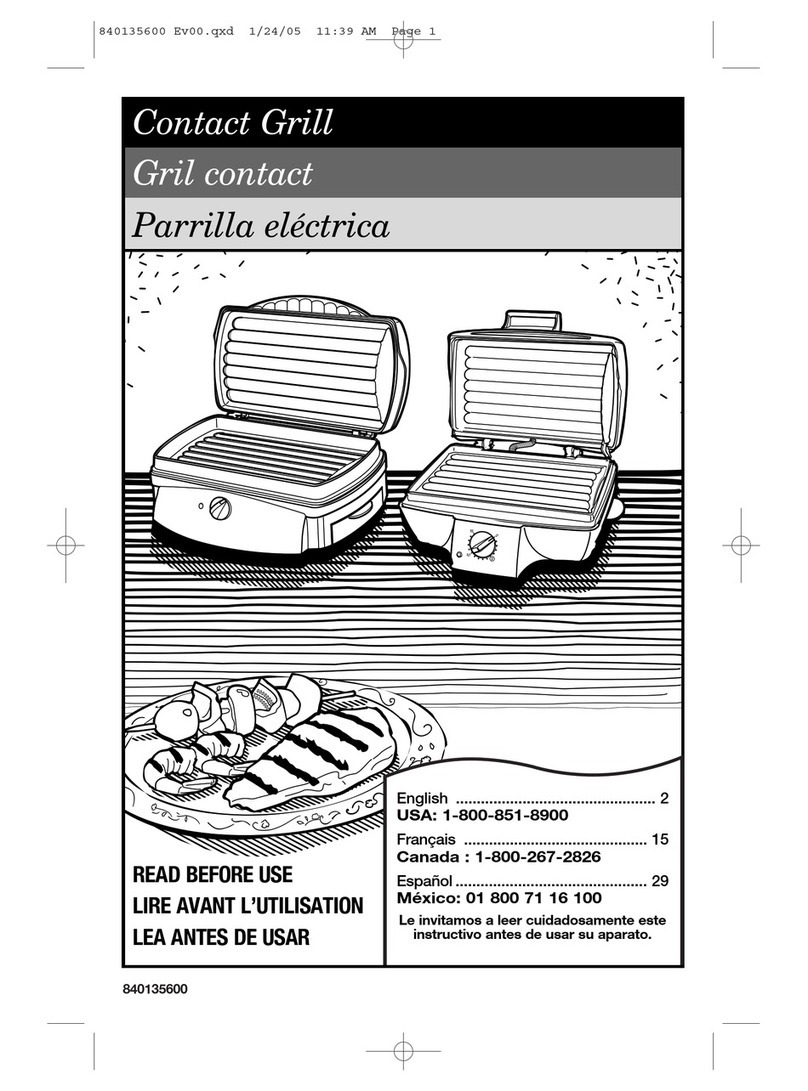 Hamilton Beach 25287 User manual Hamilton Beach 25287 User manual