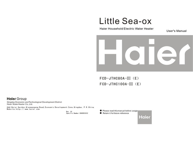 Haier FCD-JTHC100A-III User manual