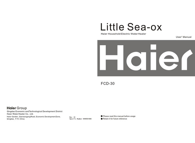 Haier Little Sea-ox FCD-30 User manual
