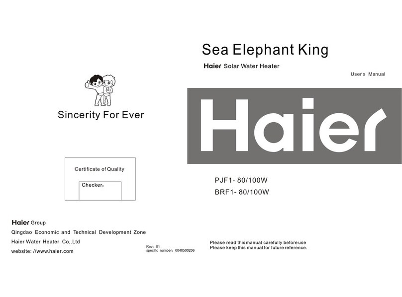 Haier Sea Elephant King BRF1-100W user manual Haier Sea Elephant King BRF1-100W user manual