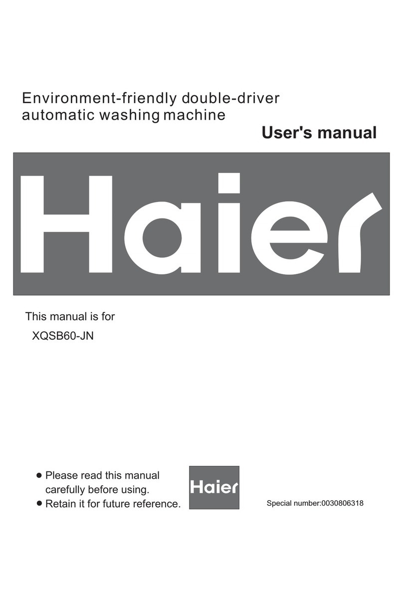 Haier XQSB60-JN user manual