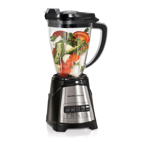 Hamilton Beach 56250S Use & care guide