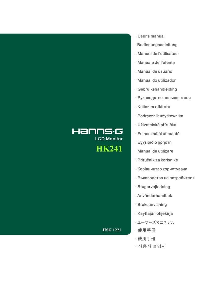 Hanns.G HK241DPB User manual Hanns.G HK241DPB User manual