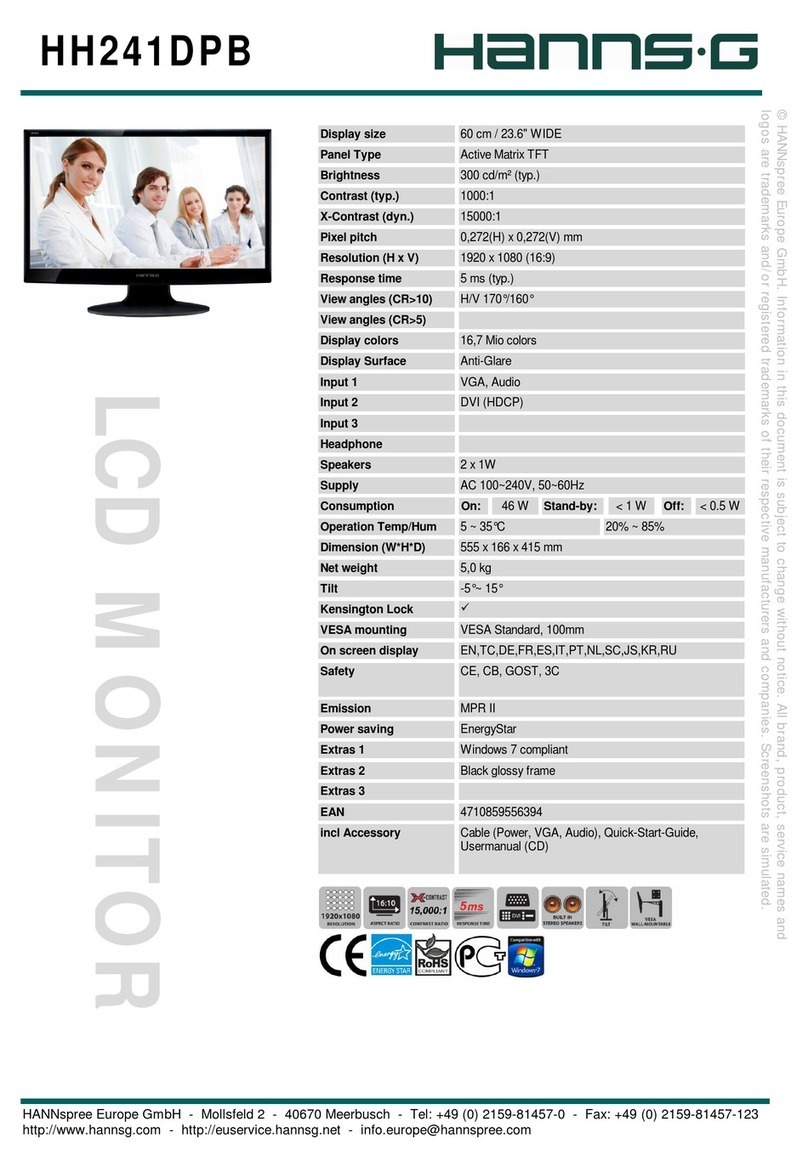 Hanns.G HH241DPB User manual