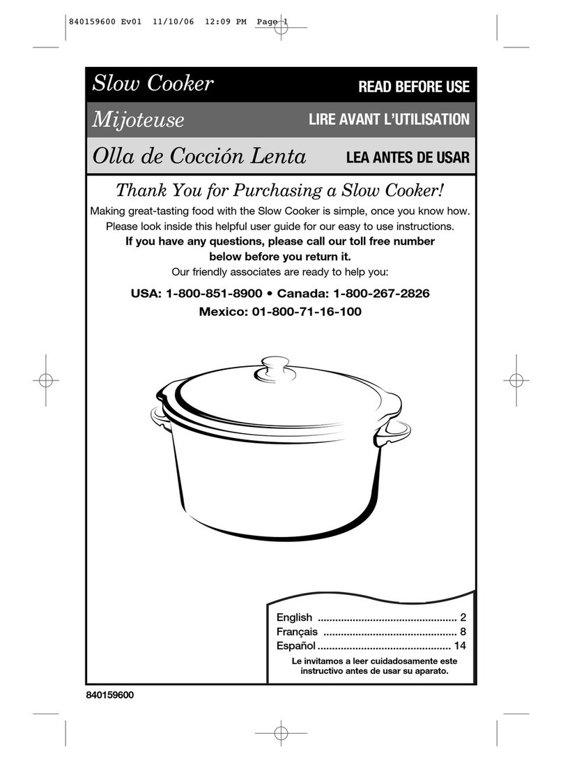 Hamilton Beach 33166 User manual