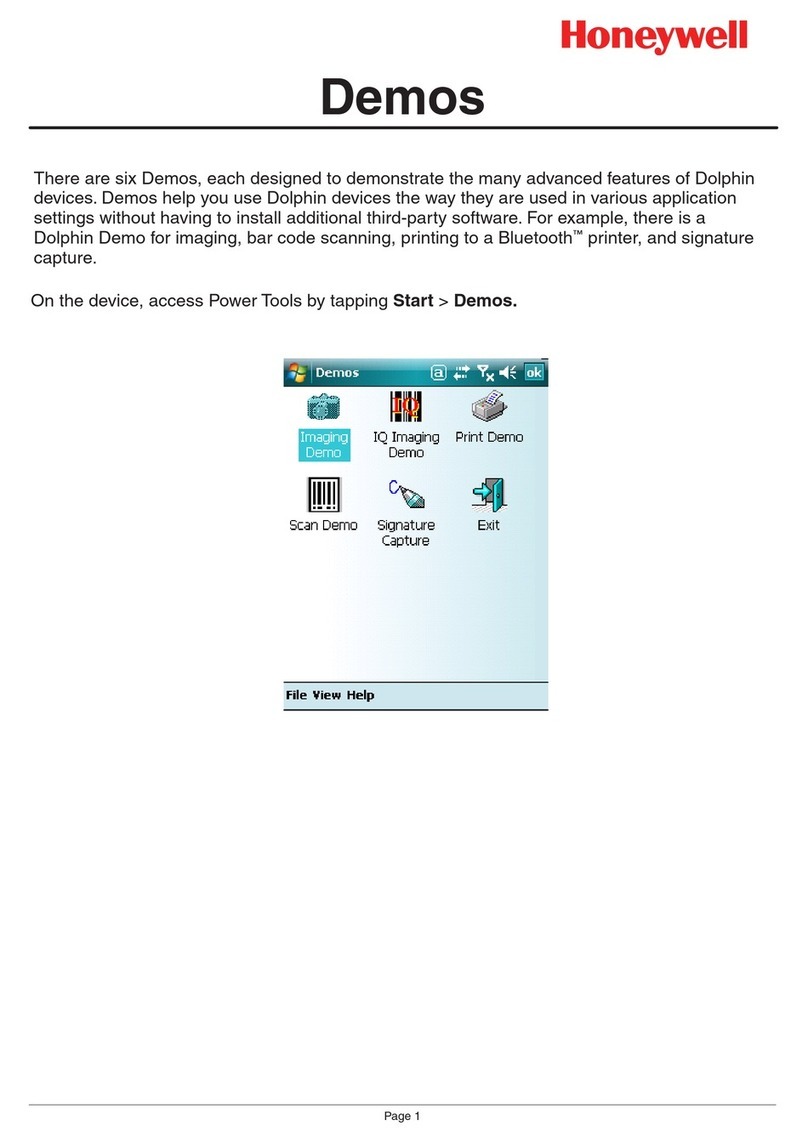 Honeywell Dolphin 7850 supplementary guide