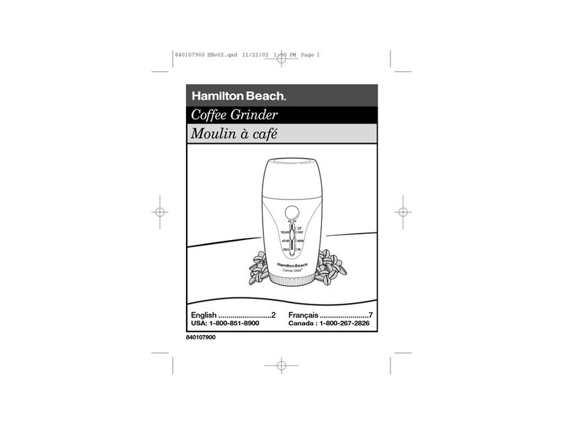 Hamilton Beach 80340 user guide