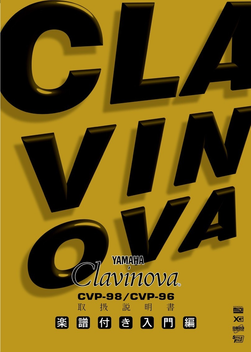 Yamaha Clavinova CVP-98/CVP-96 User manual