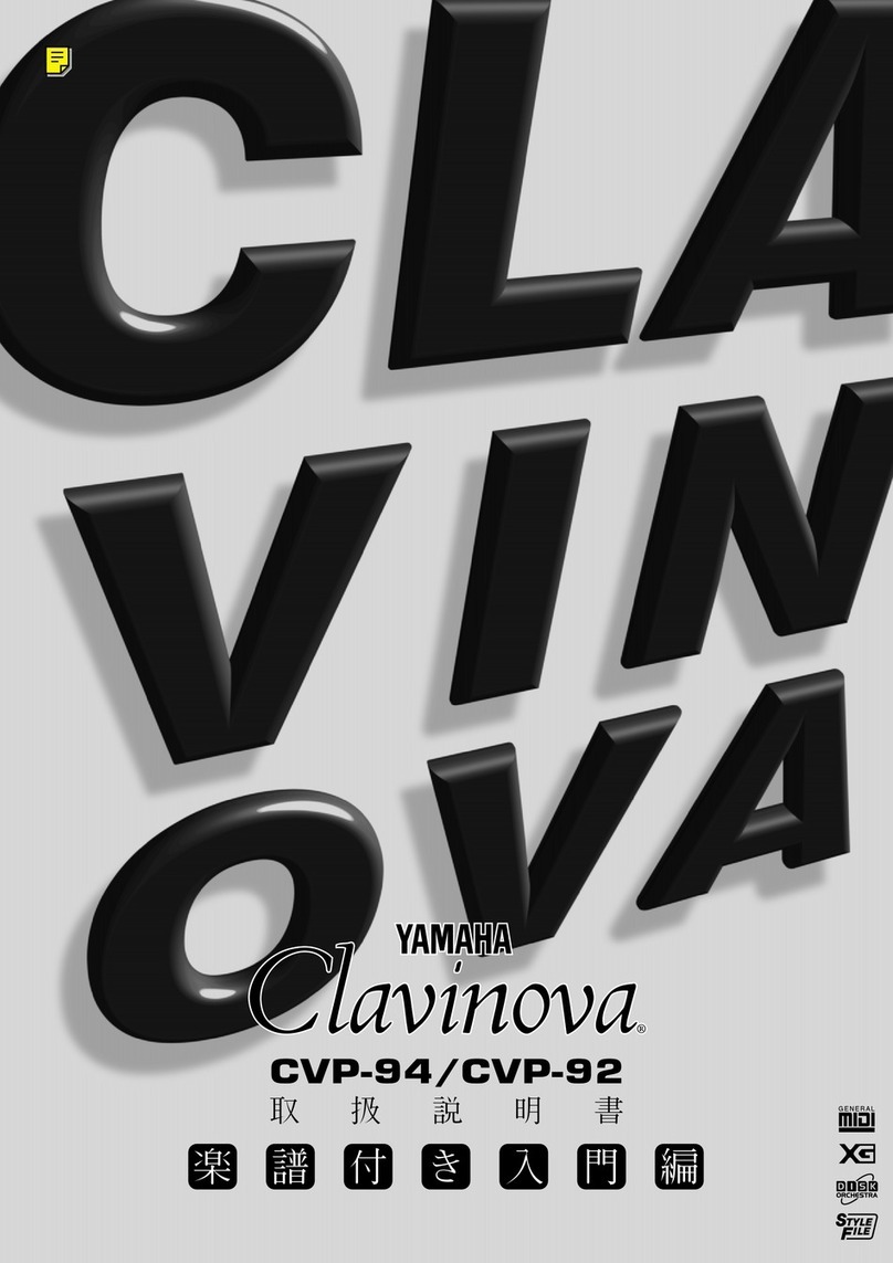 Yamaha Clavinova CVP-94/CVP-92 owner's manual