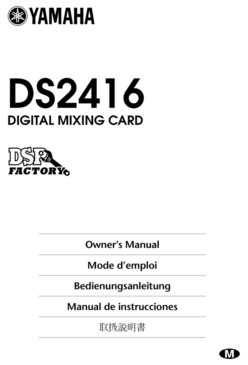 Yamaha DS2416 owner's manual