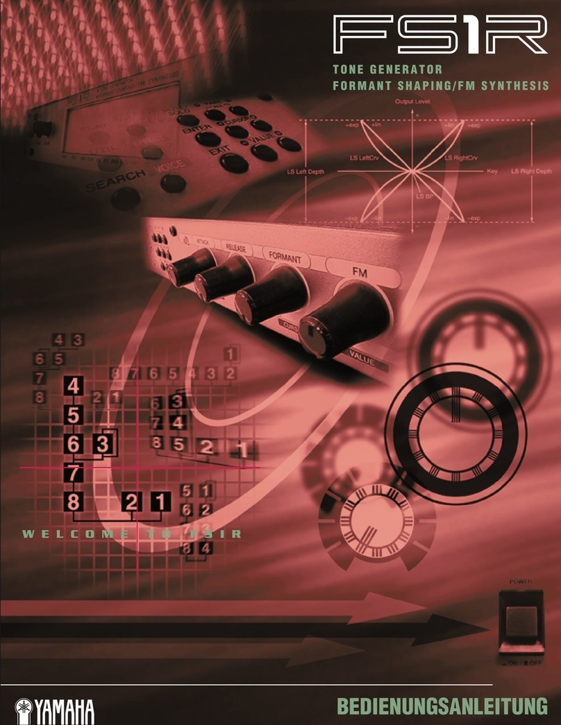 Yamaha FS1R User manual