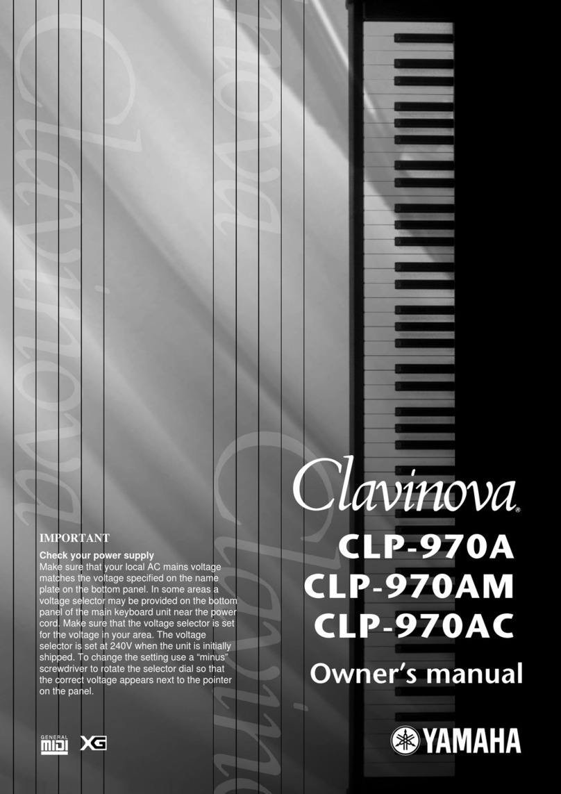 Yamaha Clavinova CLP-970A User manual