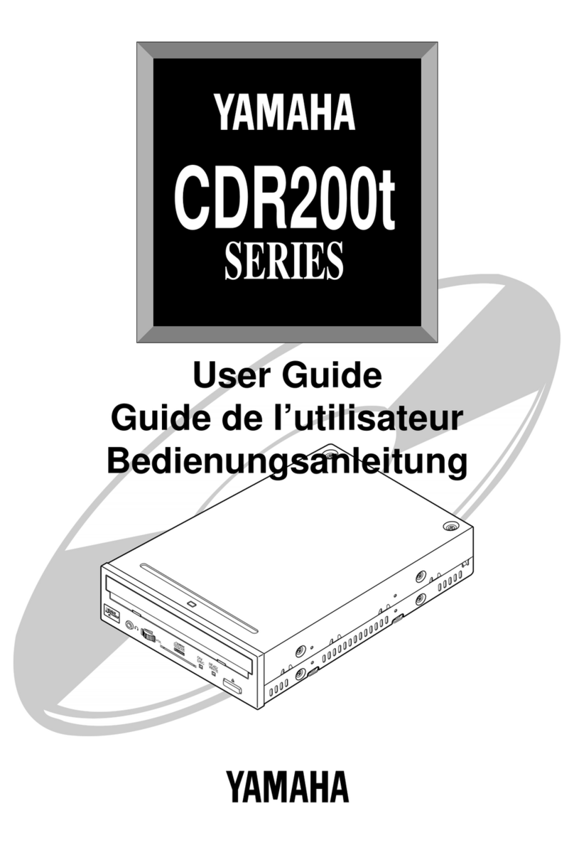Yamaha CDR200t User manual