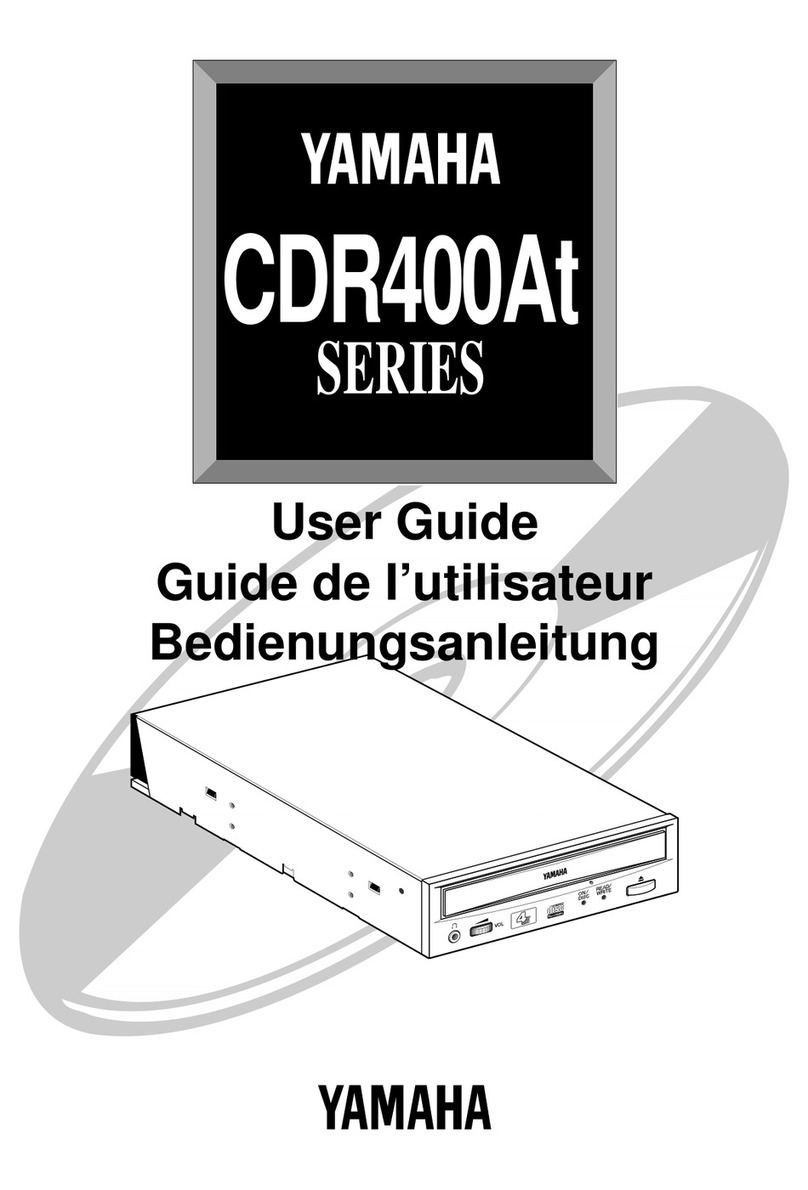 Yamaha CDR400At User manual