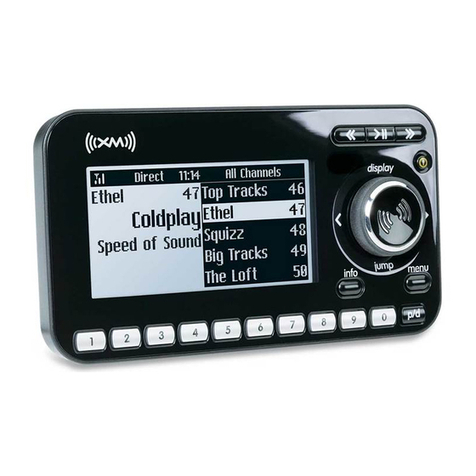 XM Satellite Radio XpressR XMCK-20P user guide