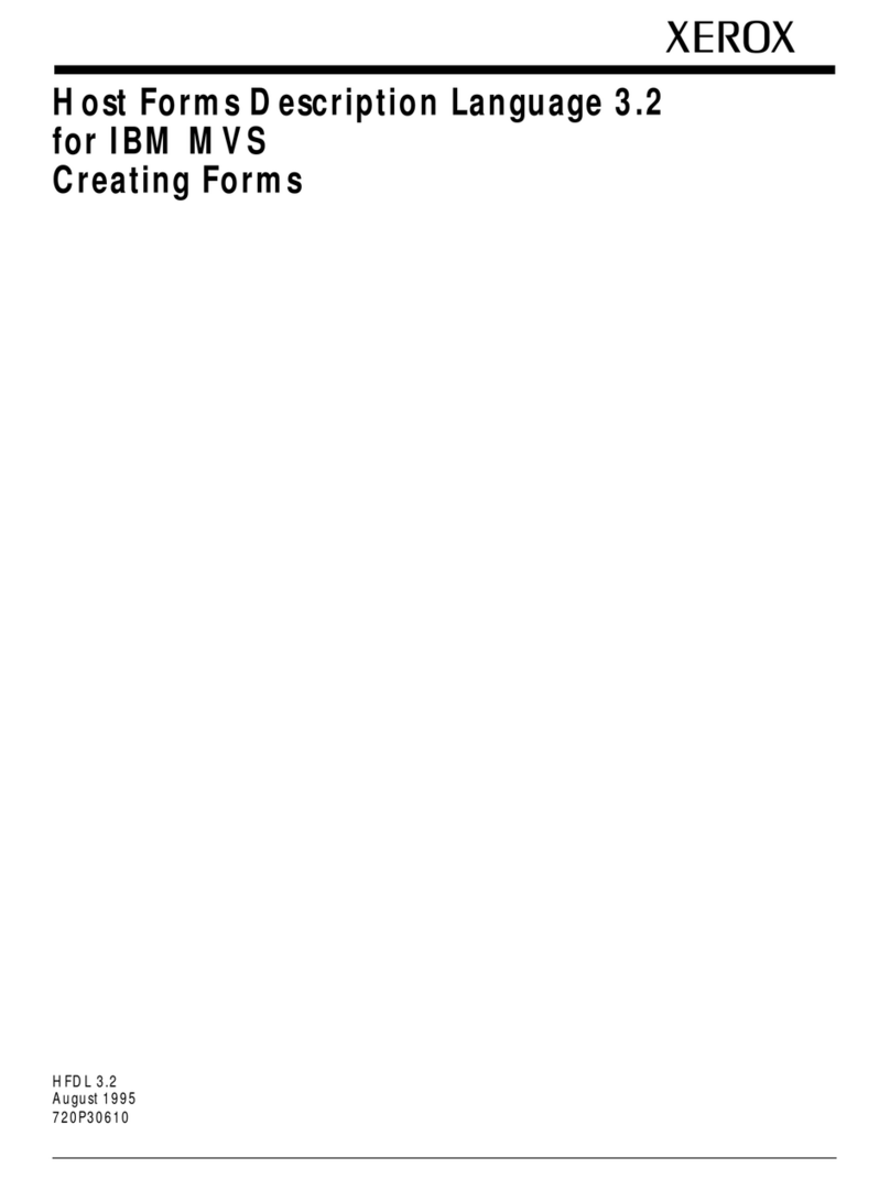 Xerox Printer User manual
