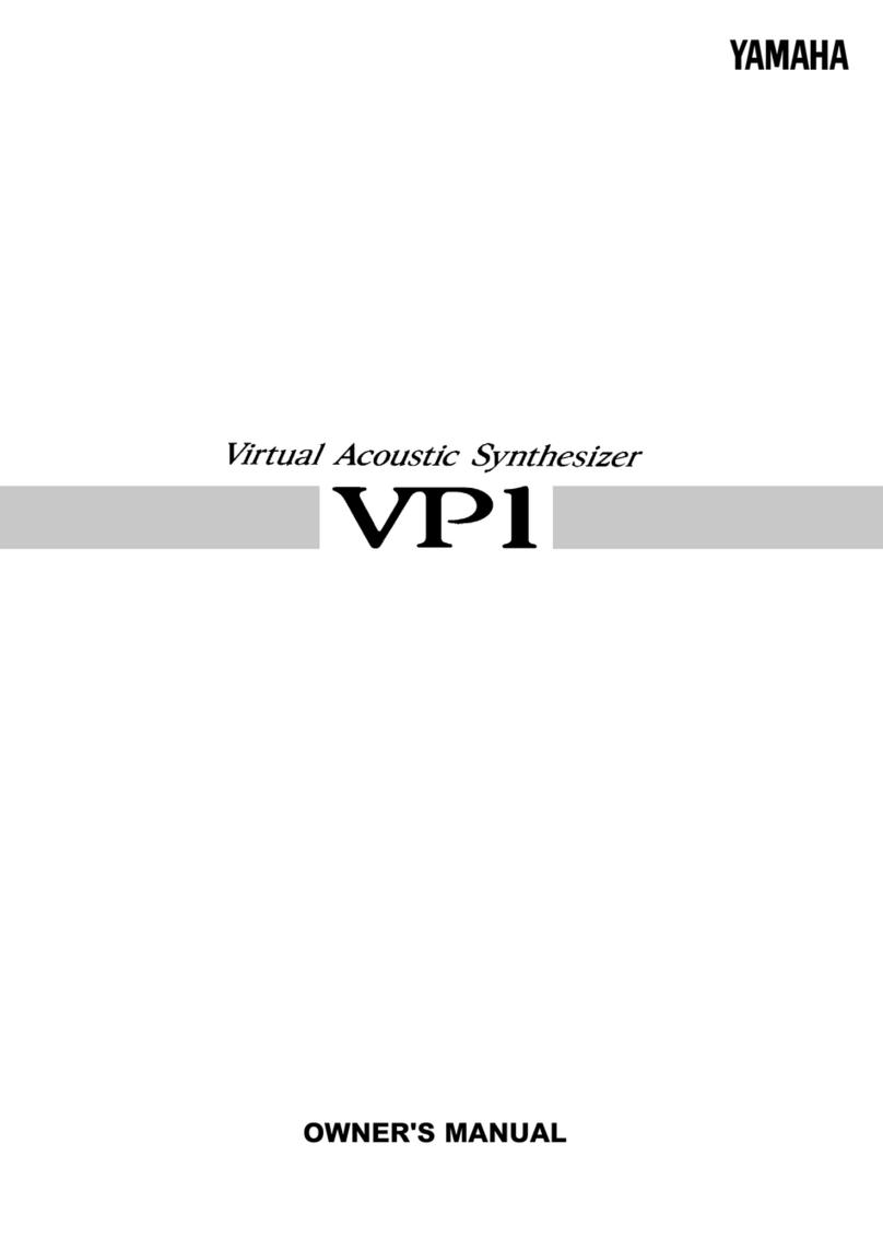 Yamaha VP1 owner's manual