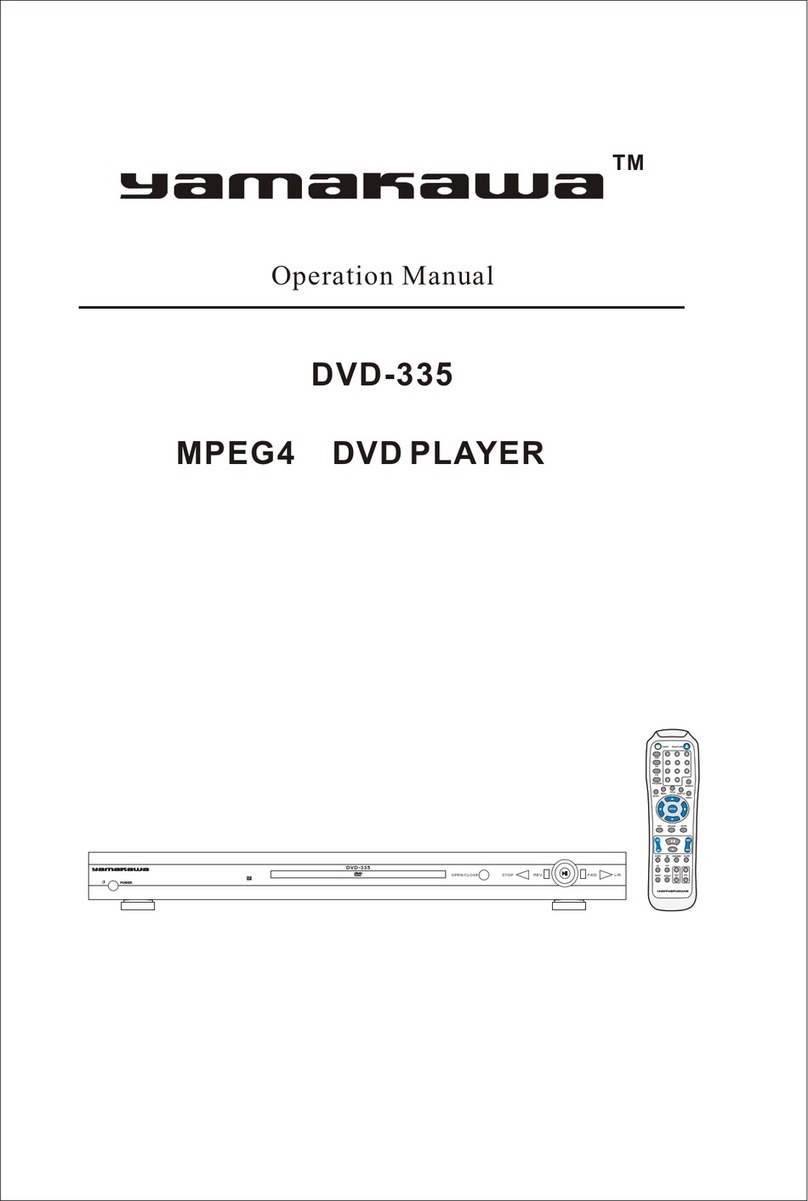 Yamakawa DVD-335 Operation manual