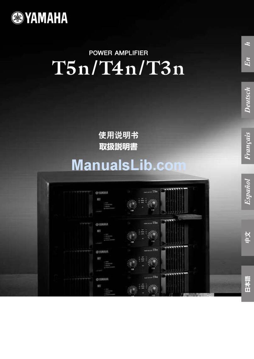 Yamaha T4n User manual Yamaha T4n User manual