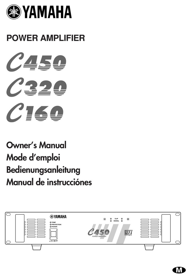 Yamaha C 160 User manual