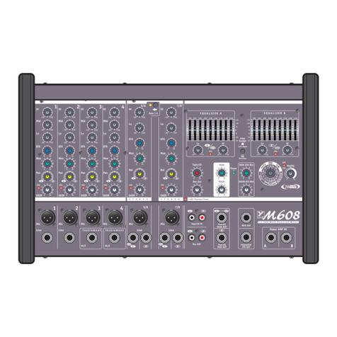 YORKVILLE M608 YS 1088 User manual