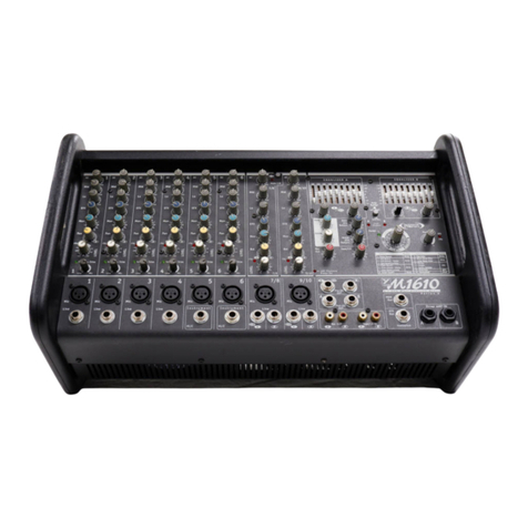 YORKVILLE M1610 User manual