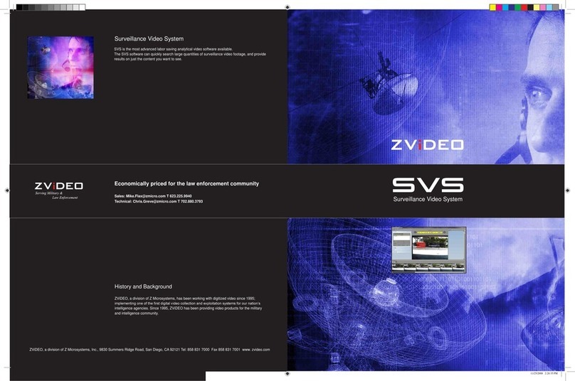 Z Microsystems Surveillance Video System brochure Z Microsystems Surveillance Video System brochure