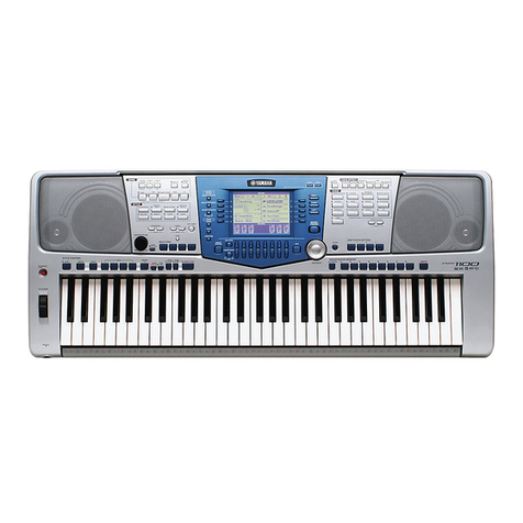 Yamaha Portatone PSR-1100 Assembly instructions