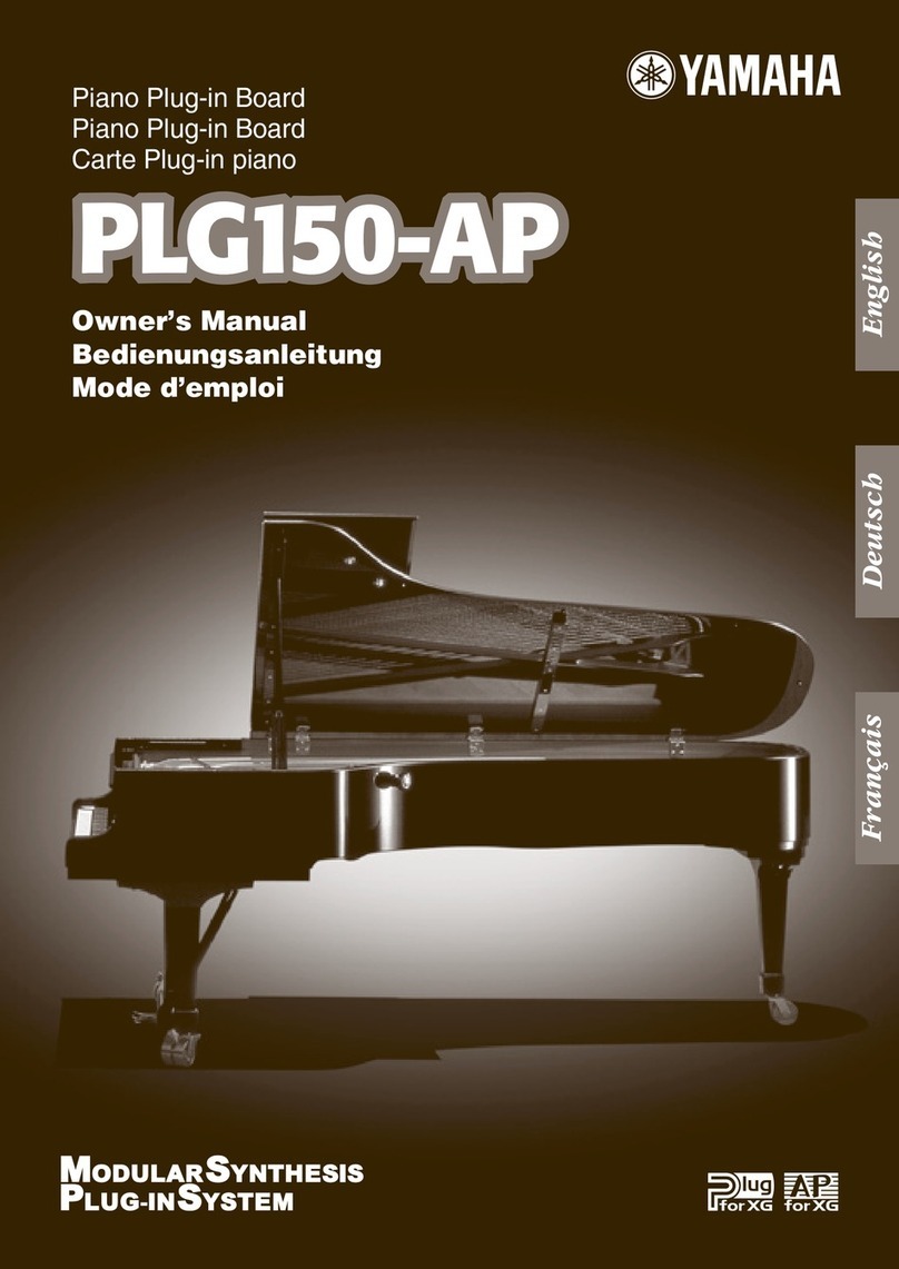 Yamaha PLG150-AP User manual