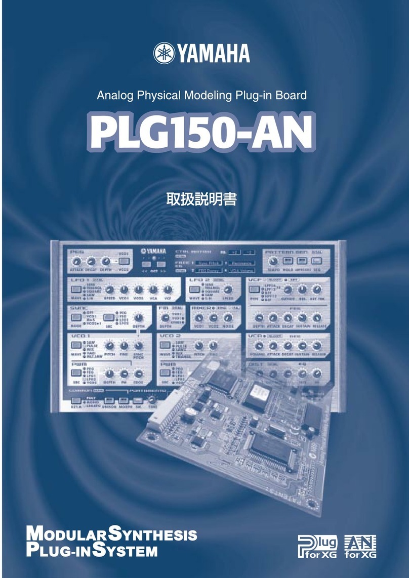 Yamaha PLG150-AN User manual