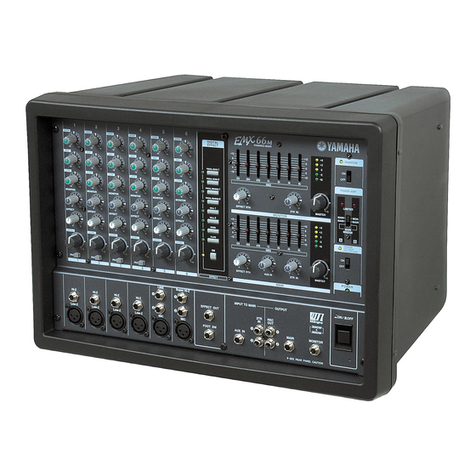 Yamaha powered mixer User manual