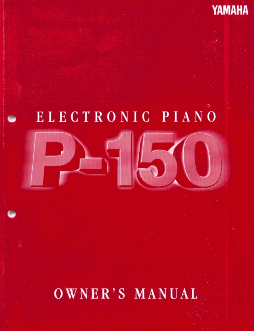 Yamaha P-150 User manual