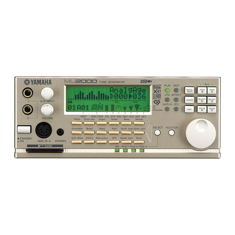 Yamaha MU2000 User manual