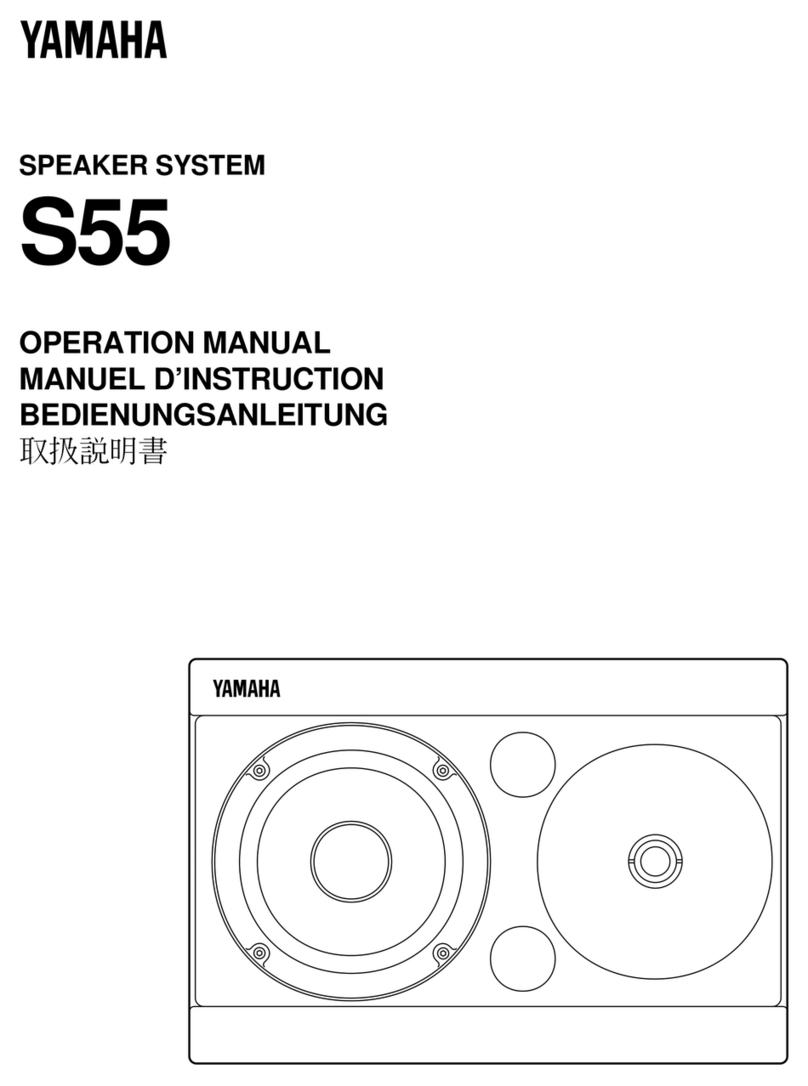 Yamaha S55 User manual Yamaha S55 User manual