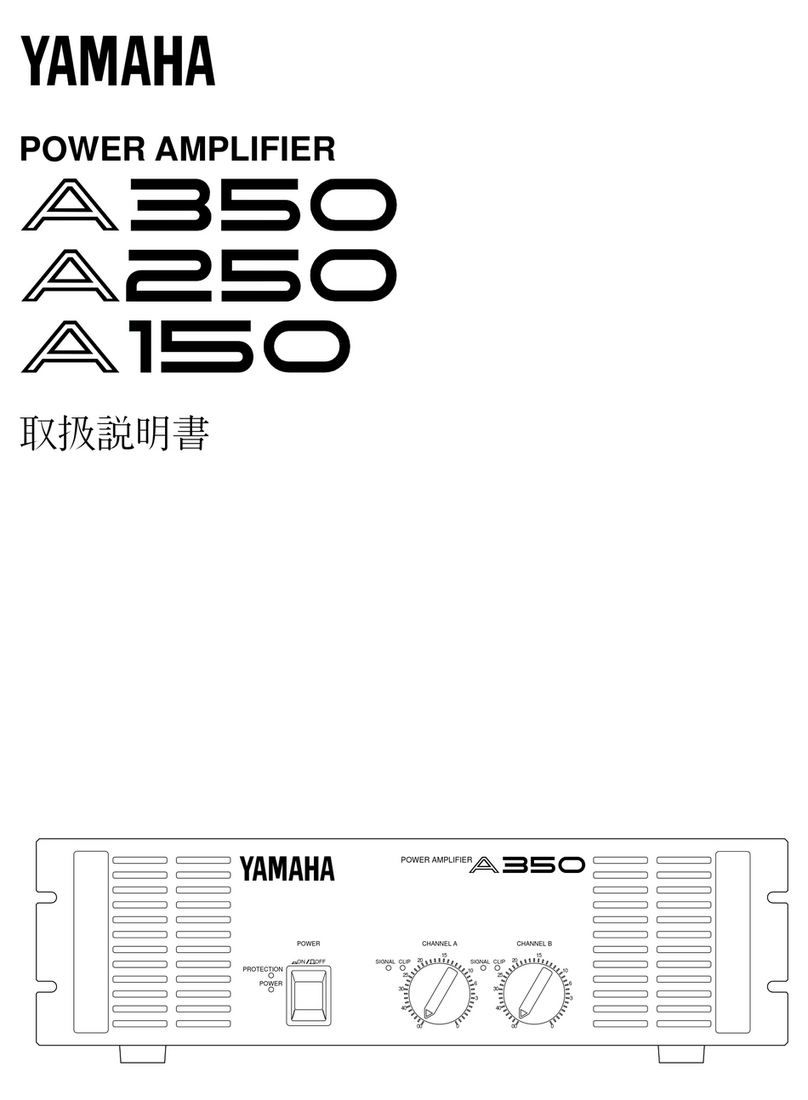 Yamaha A150 owner's manual